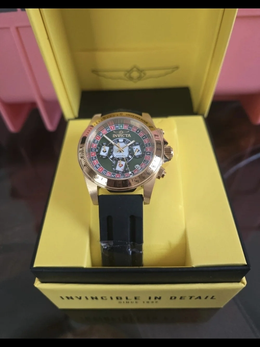 50873 Invicta Speedway Monte Carlo Men's Watch Collector's 39.5mm